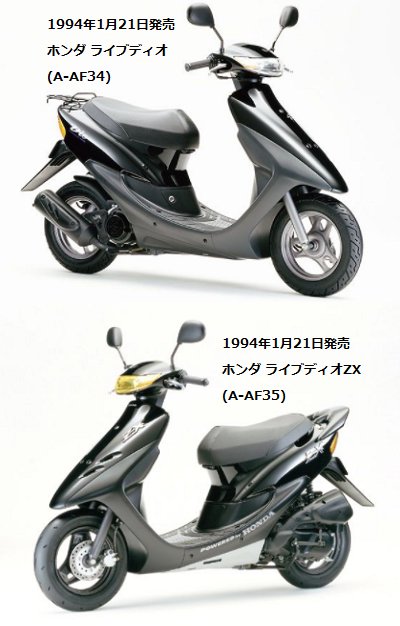 AF35 ライブDIO ZX仕様 - ホンダ